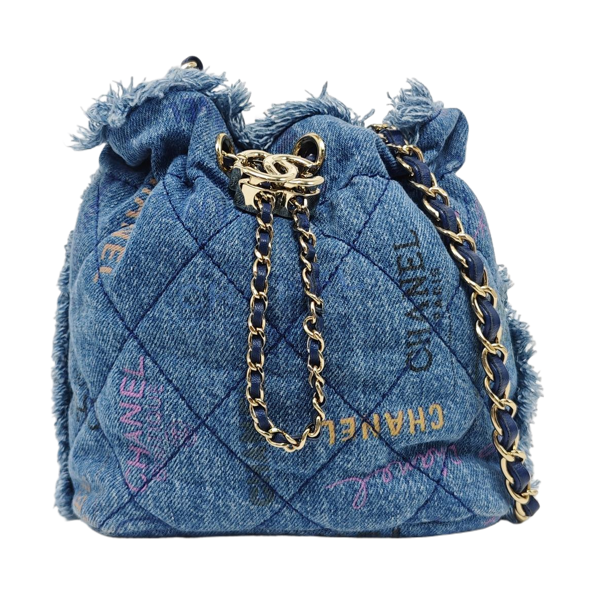 Quilted Denim Blue