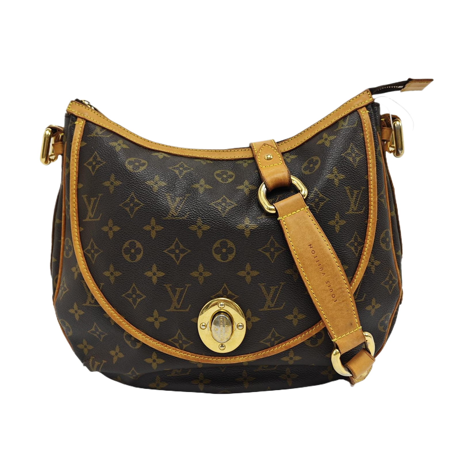 TULUM GM Monogram Coated Canvas Brown