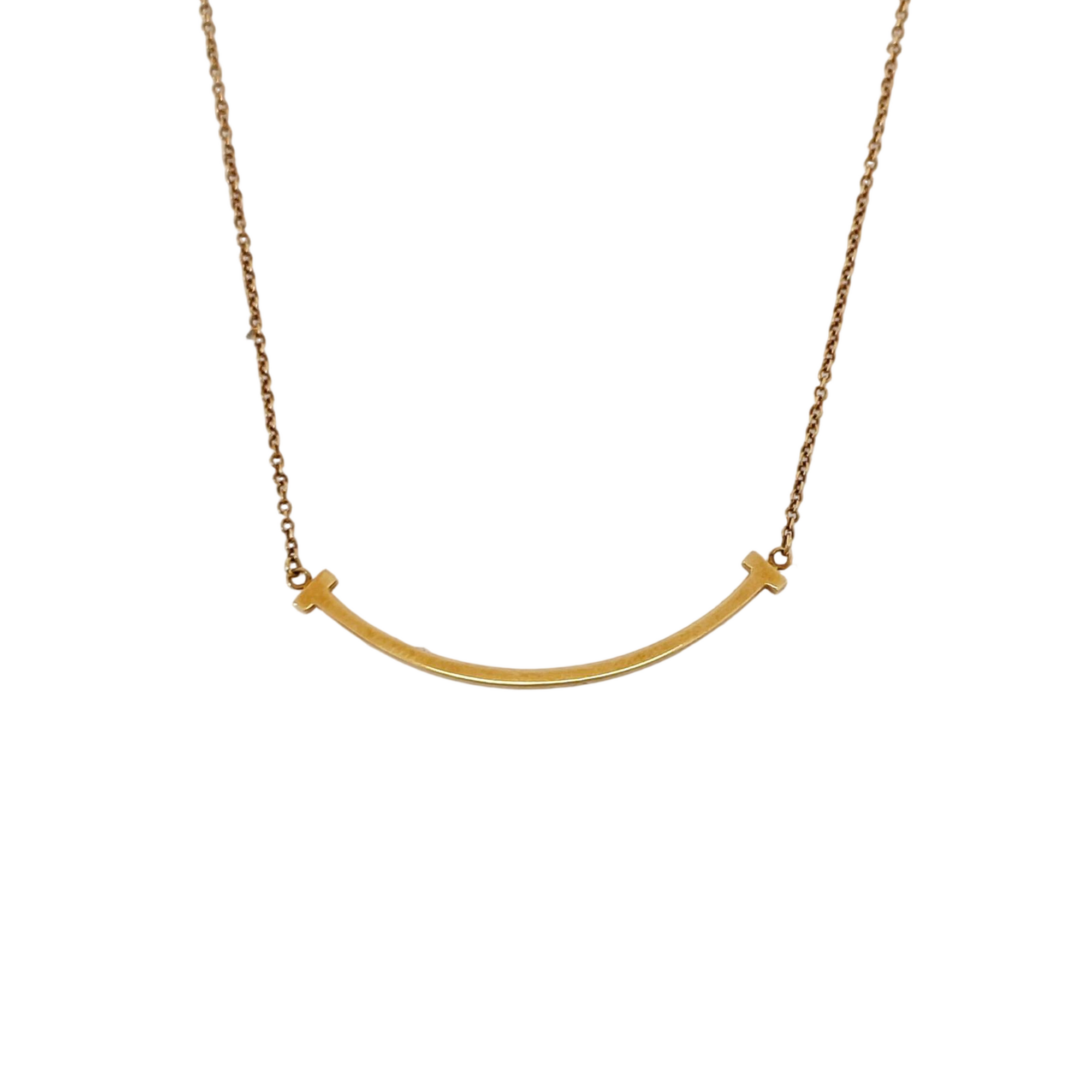 Tiffany T 18k Gold Necklace