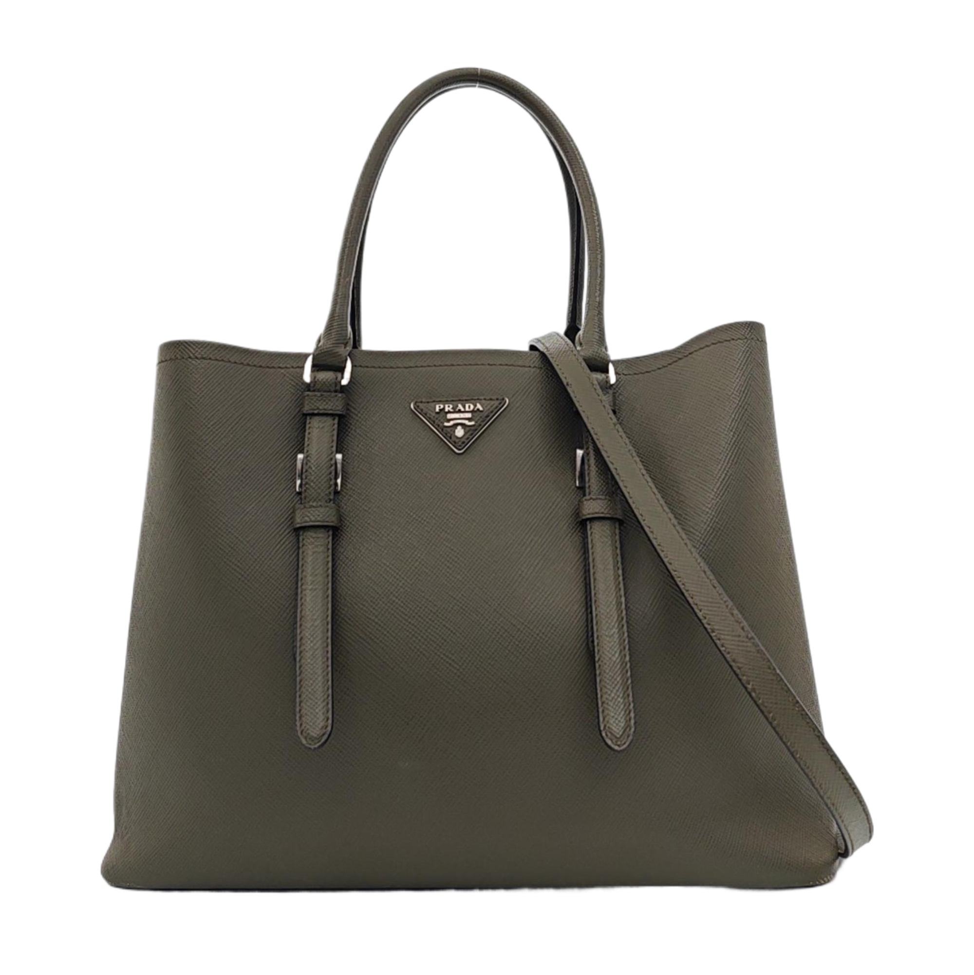 Saffiano Calfskin Tote Bag Green