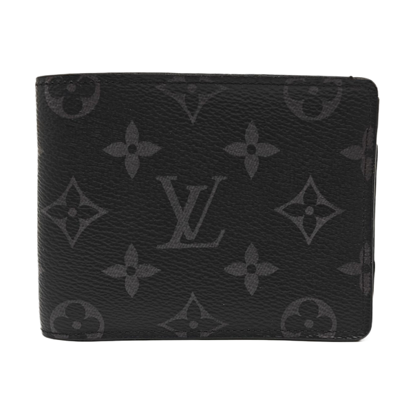 SLENDER Monogram Coated Canvas Black Wallet