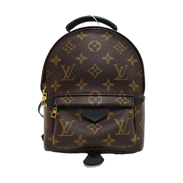 PALM SPRINGS Mini Monogram Coated Canvas Brown