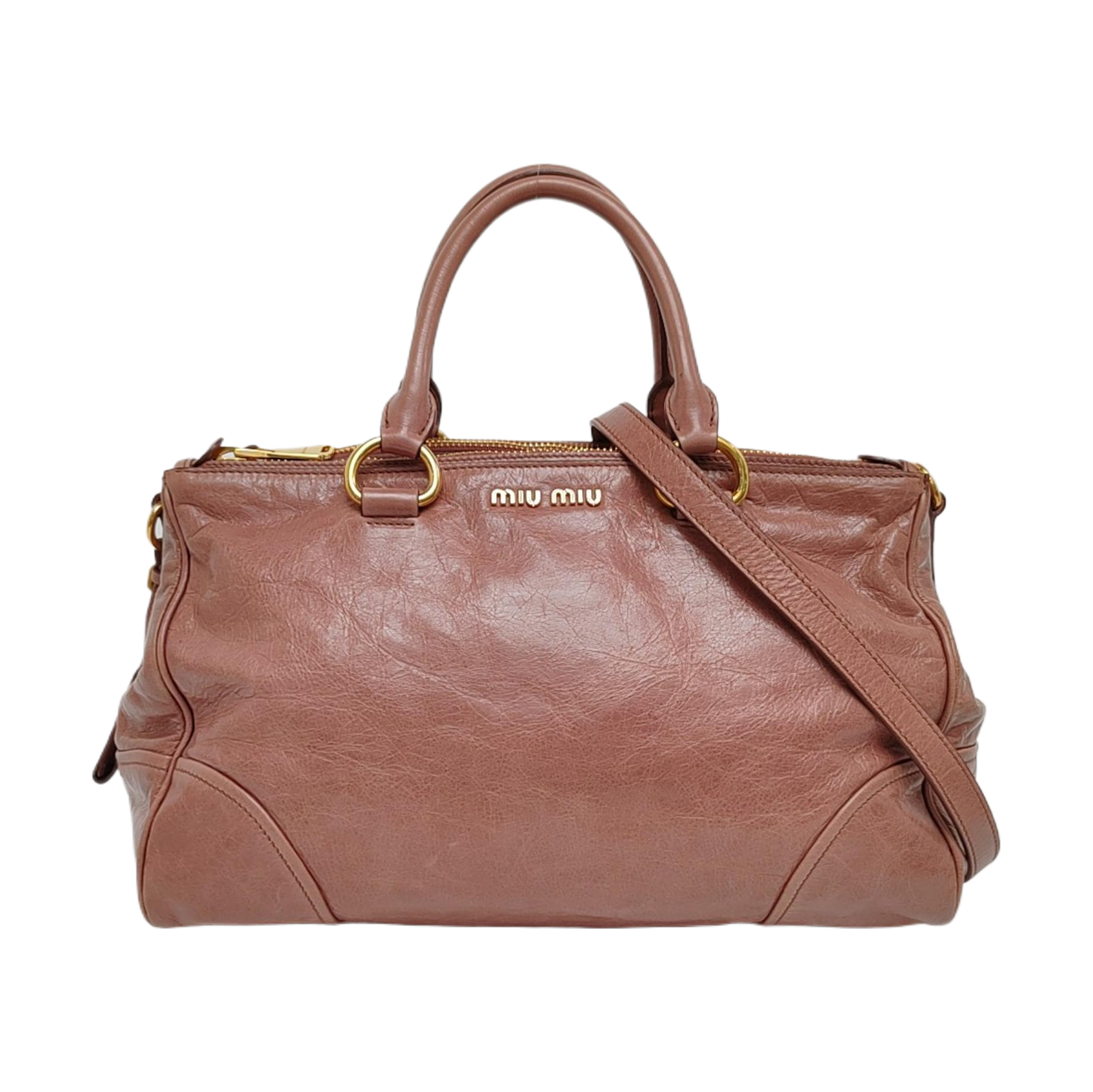 Calfskin Tote Bag Pink