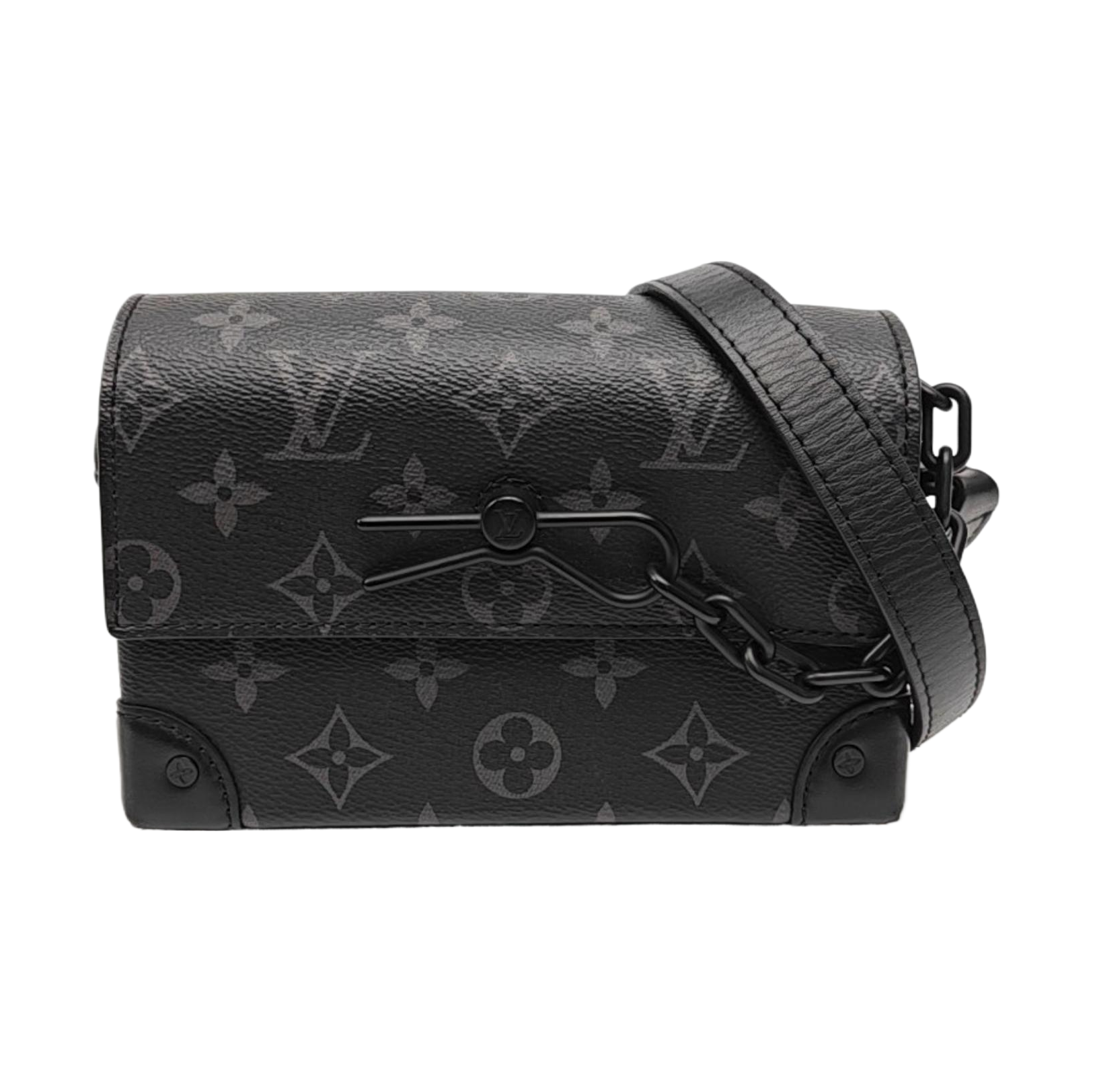 STEAMER Mini Monogram Coated Canvas Black