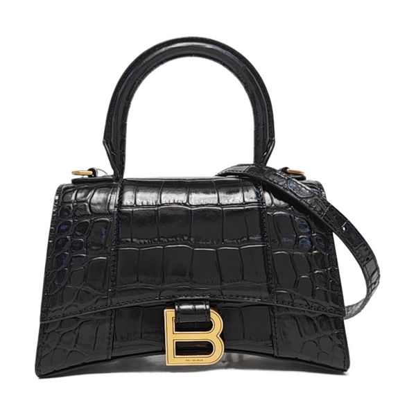Hourglass XS Calfskin Black