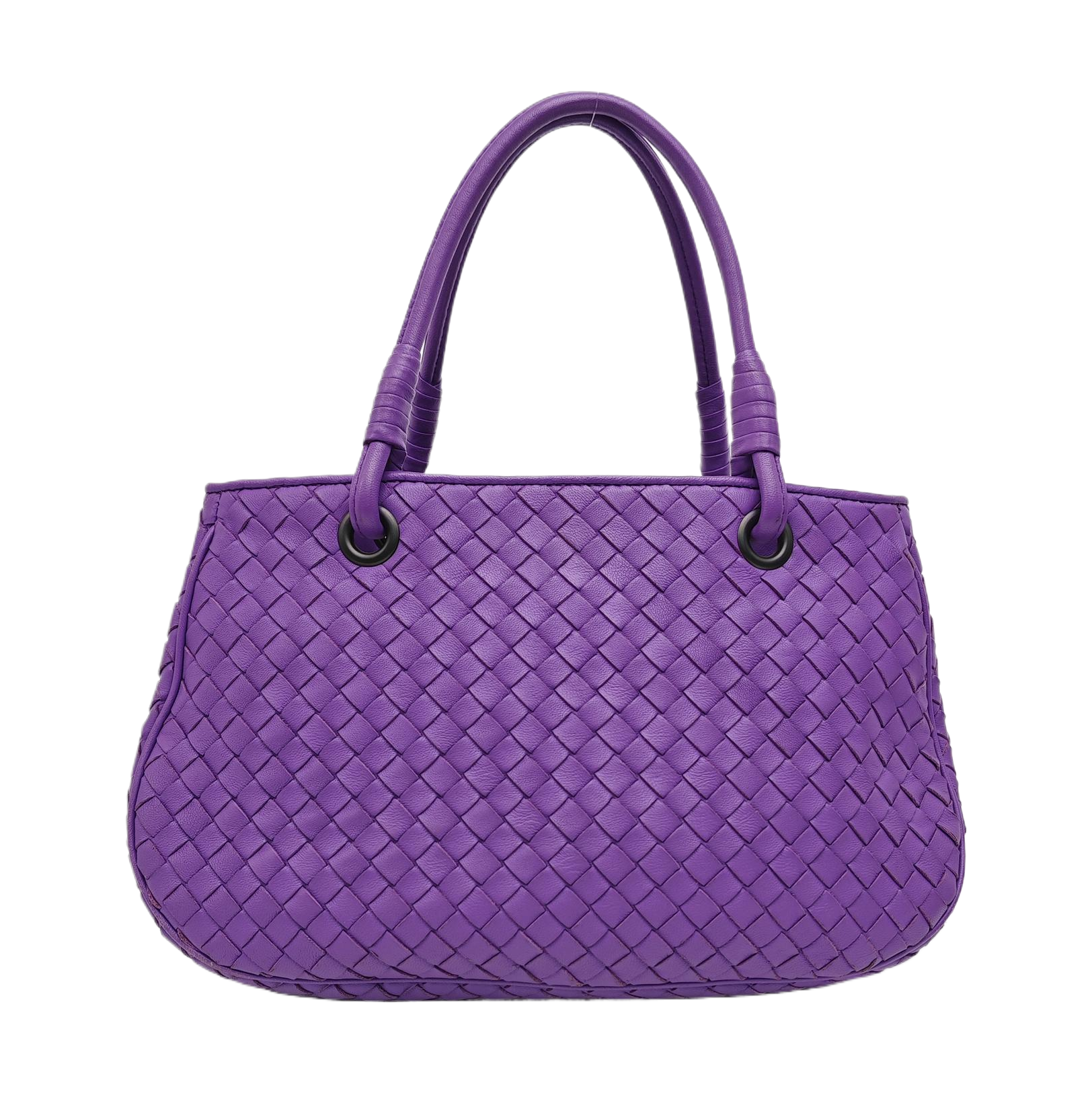 Lambskin Tote Bag Purple