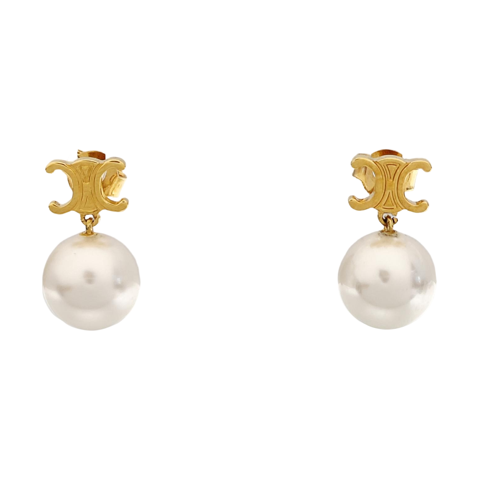 Metal Gold Earrings