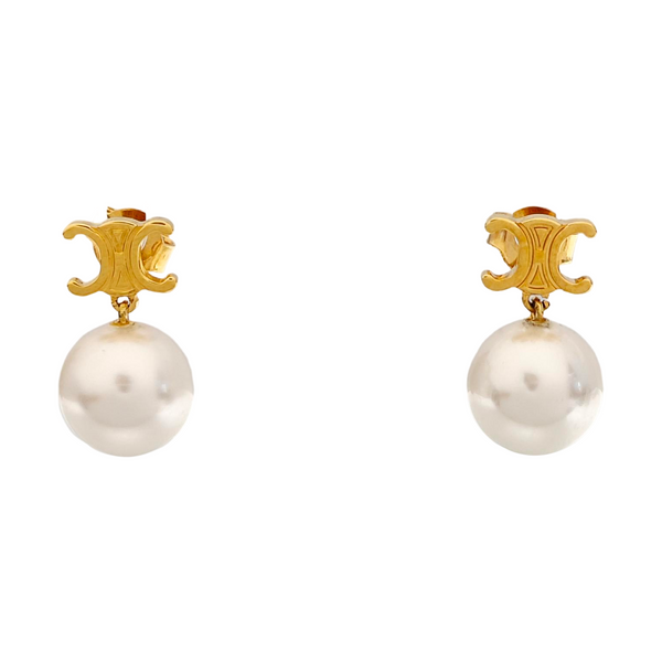 Metal Gold Earrings