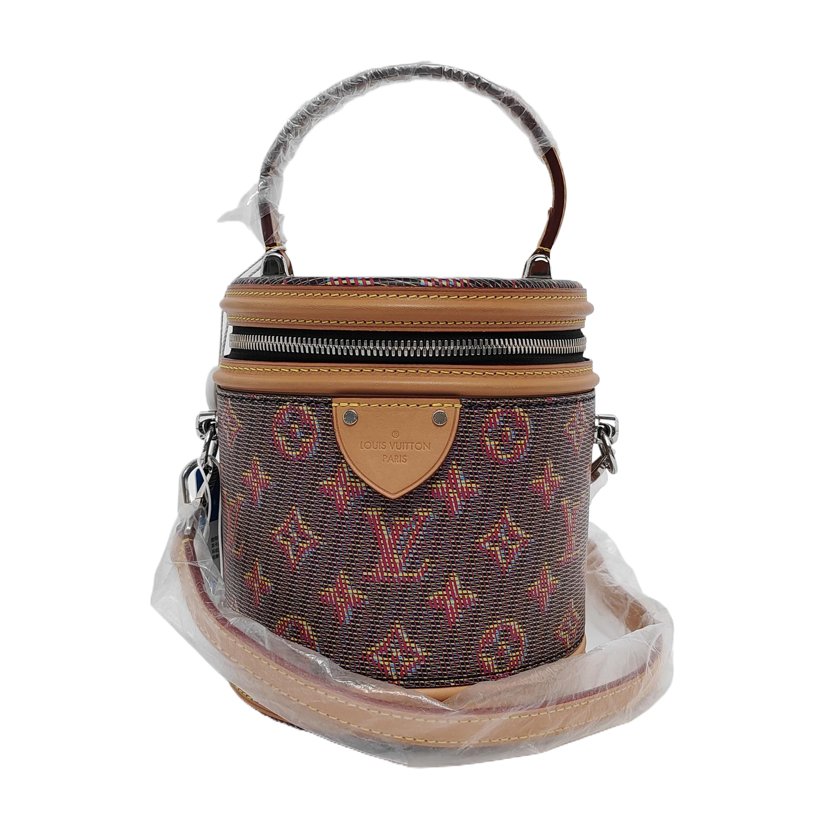 CANNES Monogram Calfskin Brown