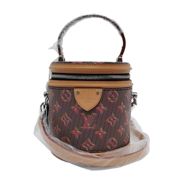 CANNES Monogram Calfskin Brown