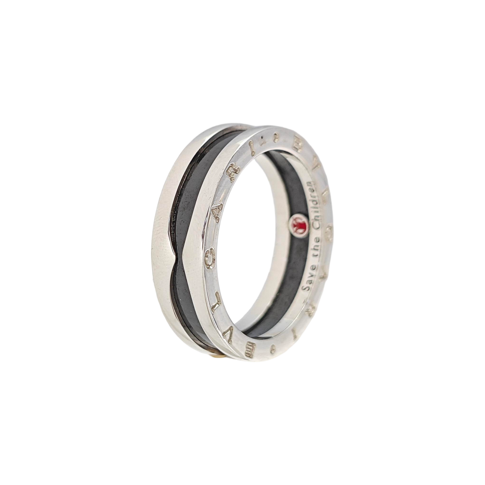 B.ZERO1 925 Sterling Silver Ring EU 64