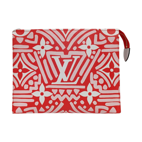 TOILET POCKET 26 Coated Canvas Red