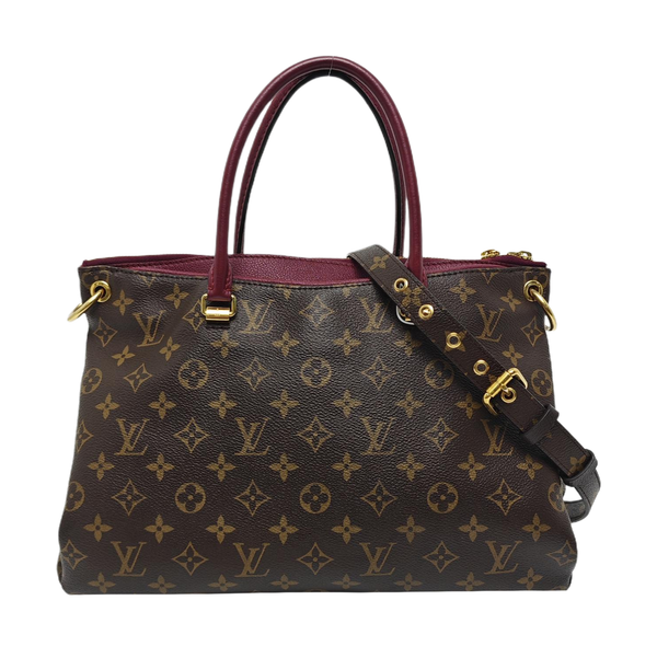 PALLAS Monogram Coated Canvas Brown