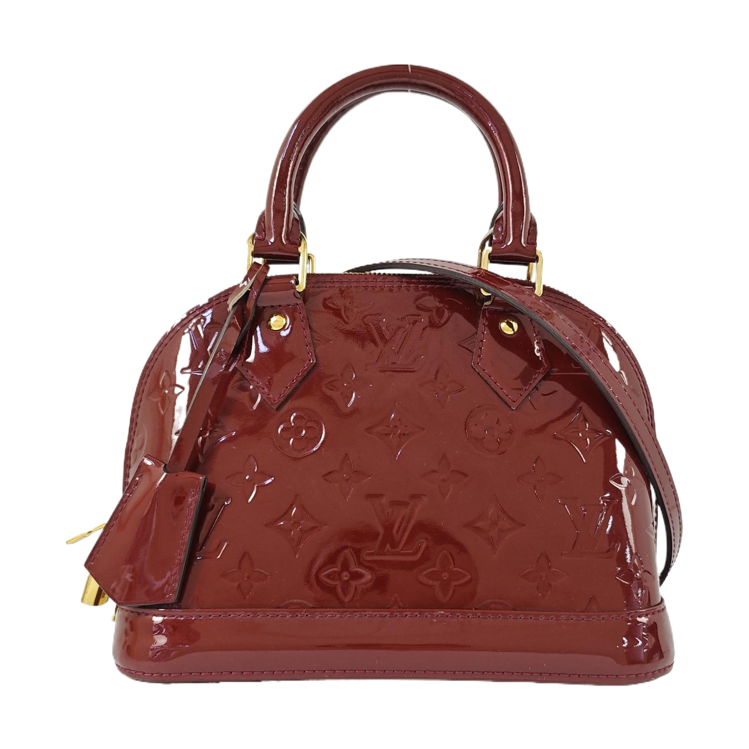 ALMA BB Monogram Calfskin Red