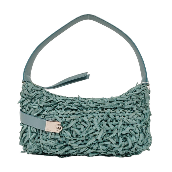 Clasp Hobo Canvas Green