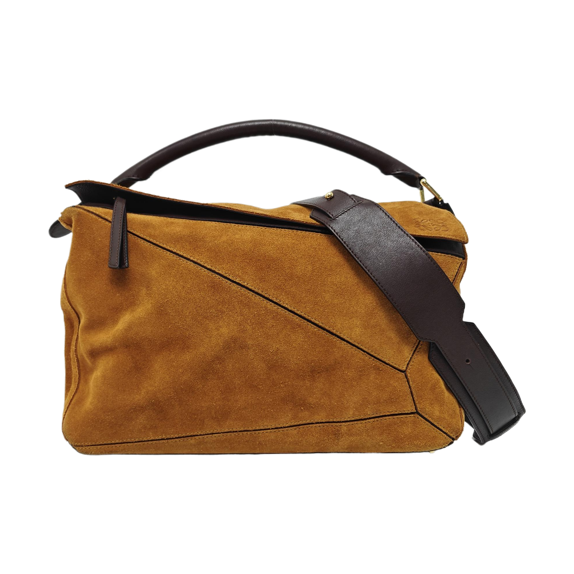 Puzzle Medium Suede Brown