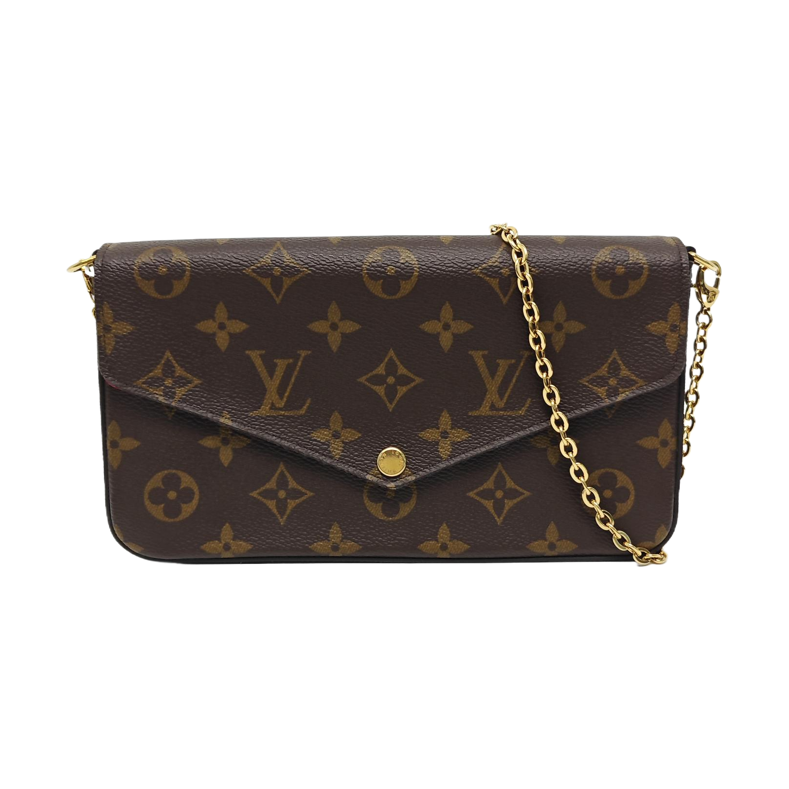 FÉLICIE Monogram Coated Canvas Brown