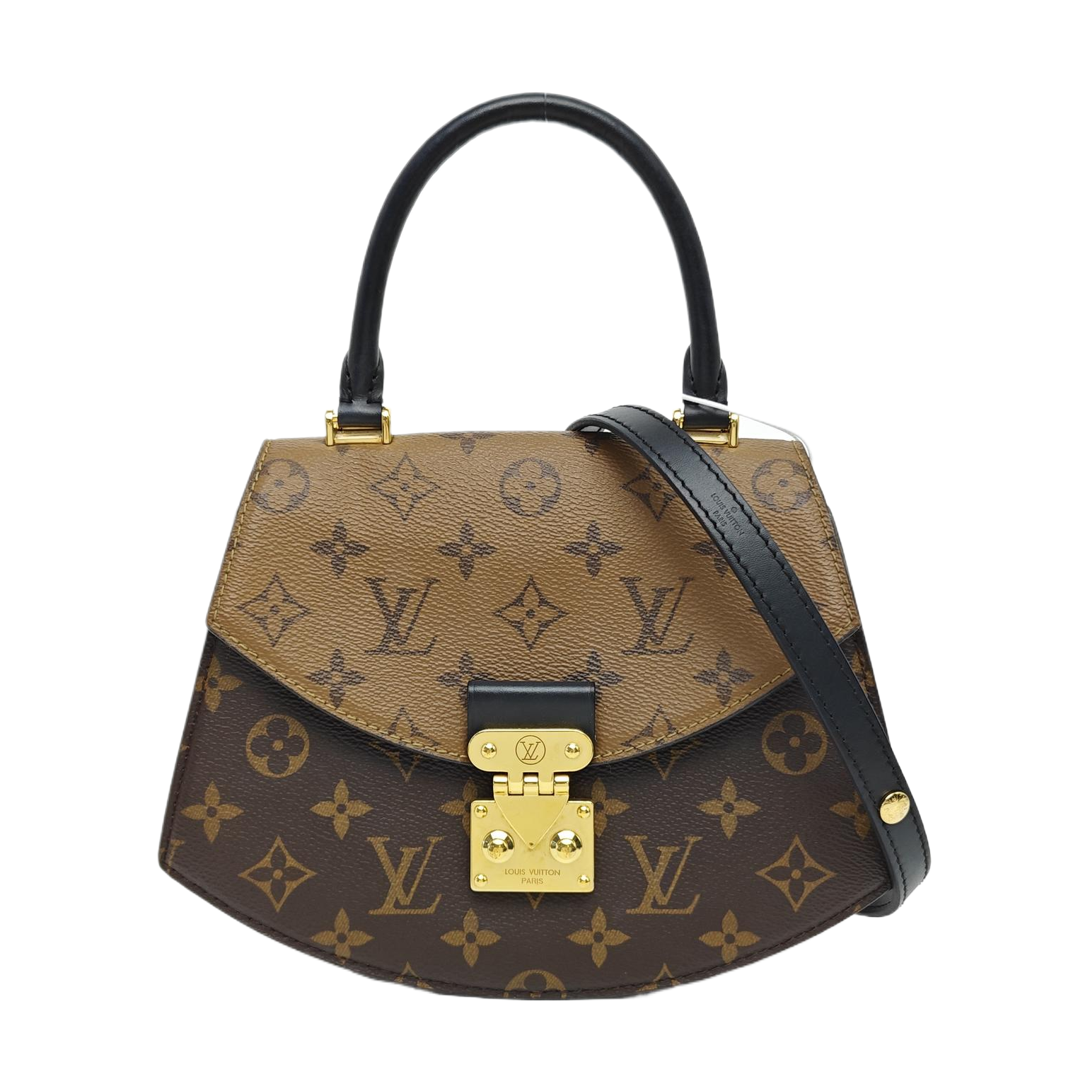 Monogram Coated Canvas Shoulder Bag Super Mini Brown