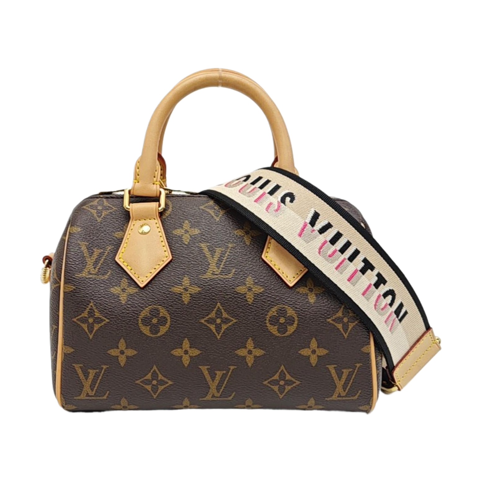 SPEEDY 20 Monogram Coated Canvas Brown