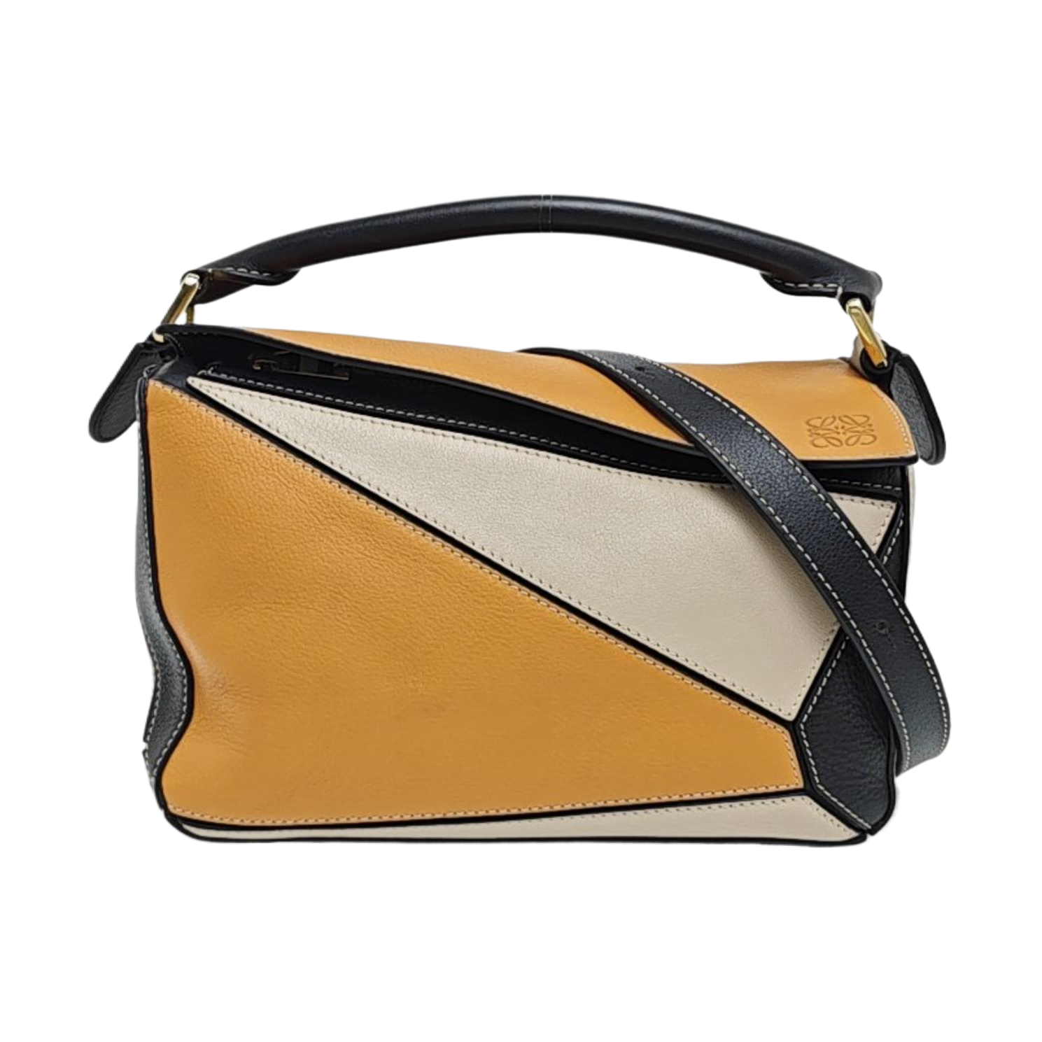 Puzzle Small Calfskin Multicolor