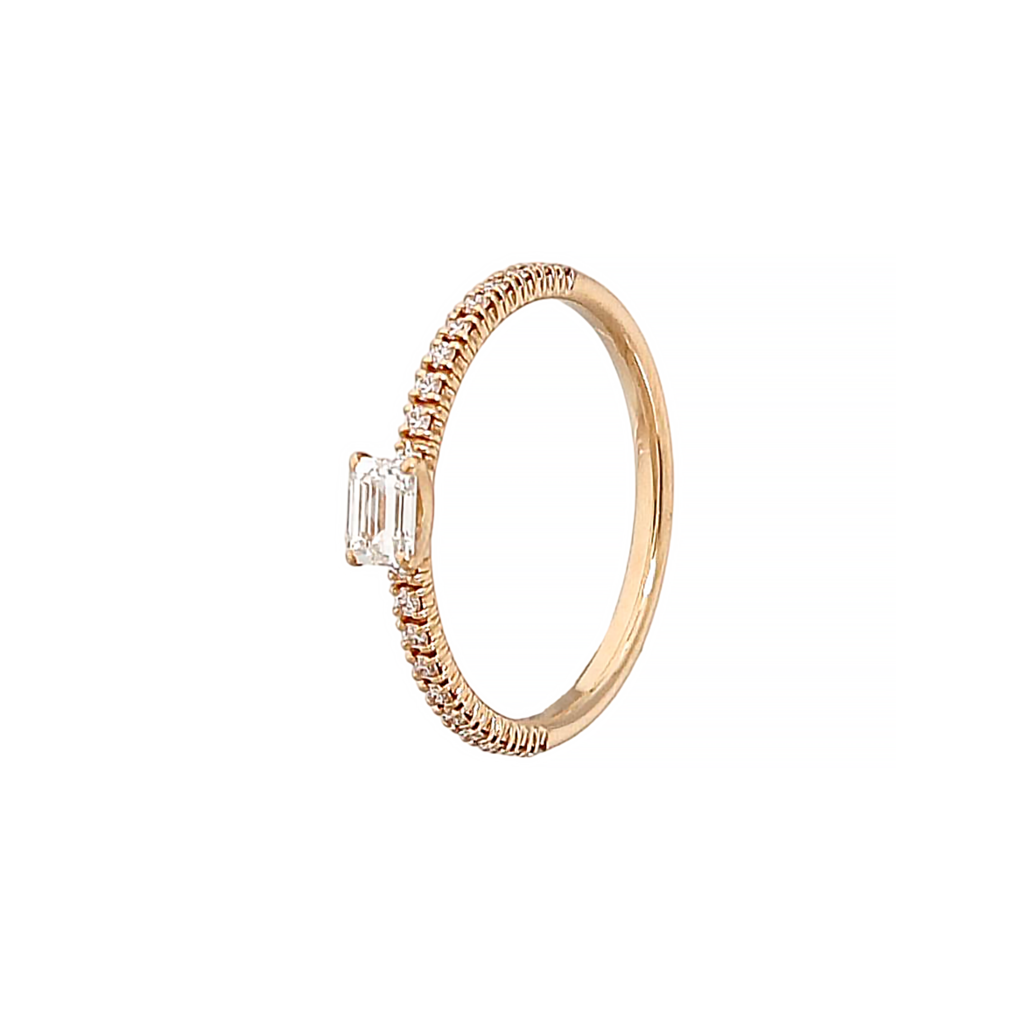 ETINCELLE DE CARTIER 18k Rose Gold Ring EU 50