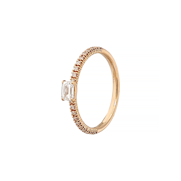 ETINCELLE DE CARTIER 18k Rose Gold Ring EU 50