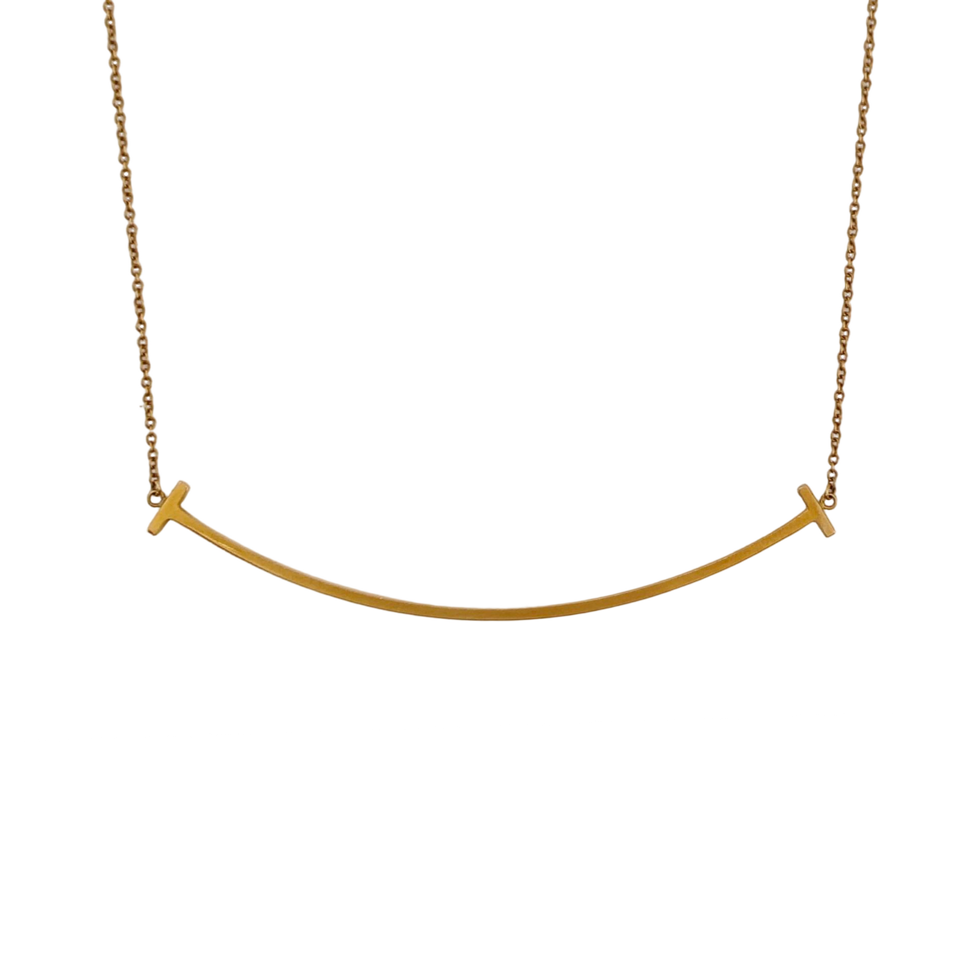 Tiffany T 18k Rose Gold Necklace