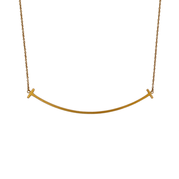Tiffany T 18k Rose Gold Necklace