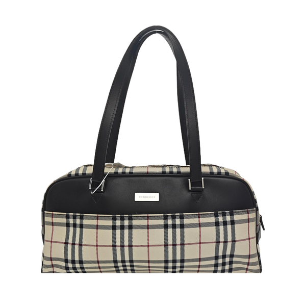 Canvas Top Handle Bag Beige