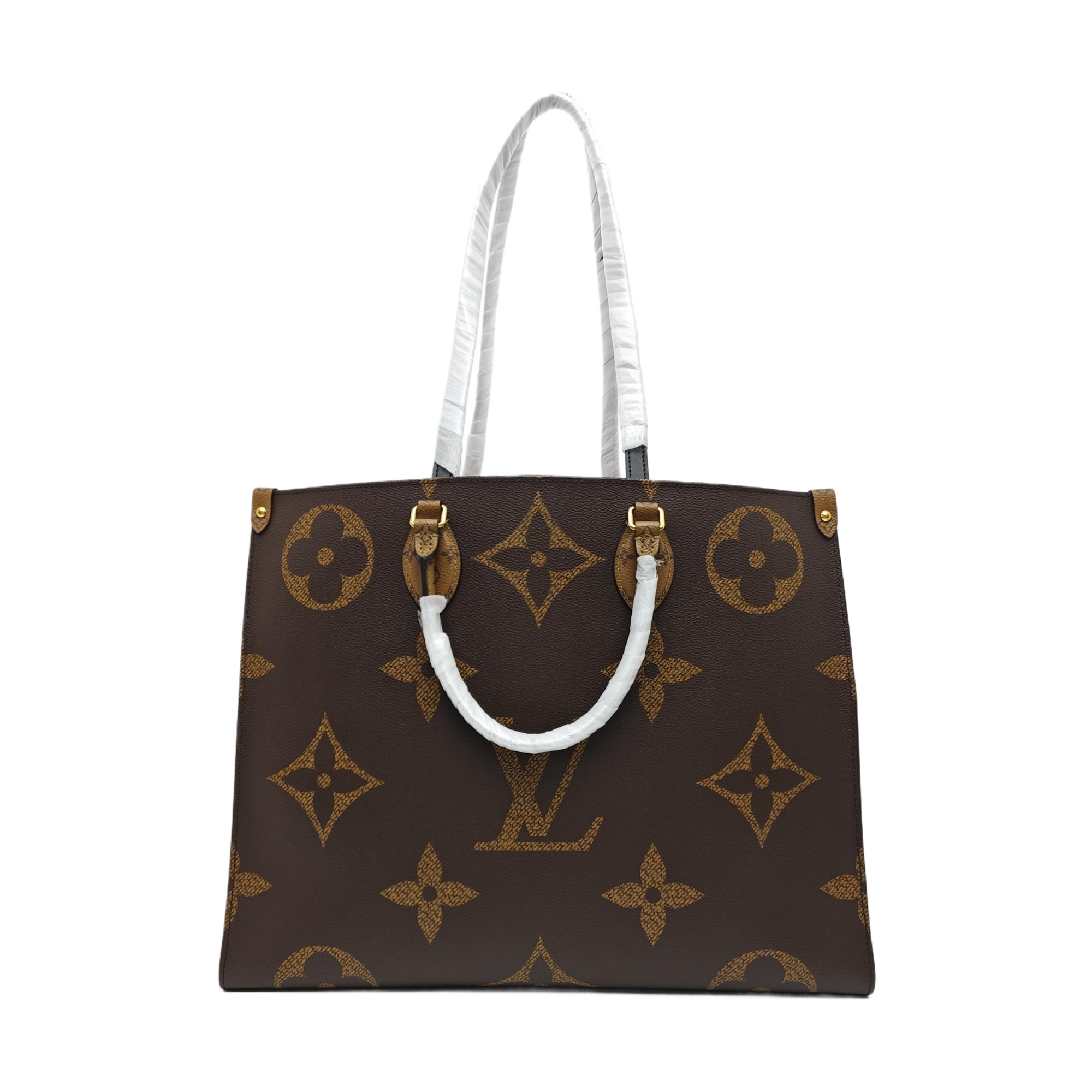 ONTHEGO GM Monogram Coated Canvas Brown