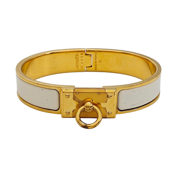 Clic Anneau Metal Gold Bangle