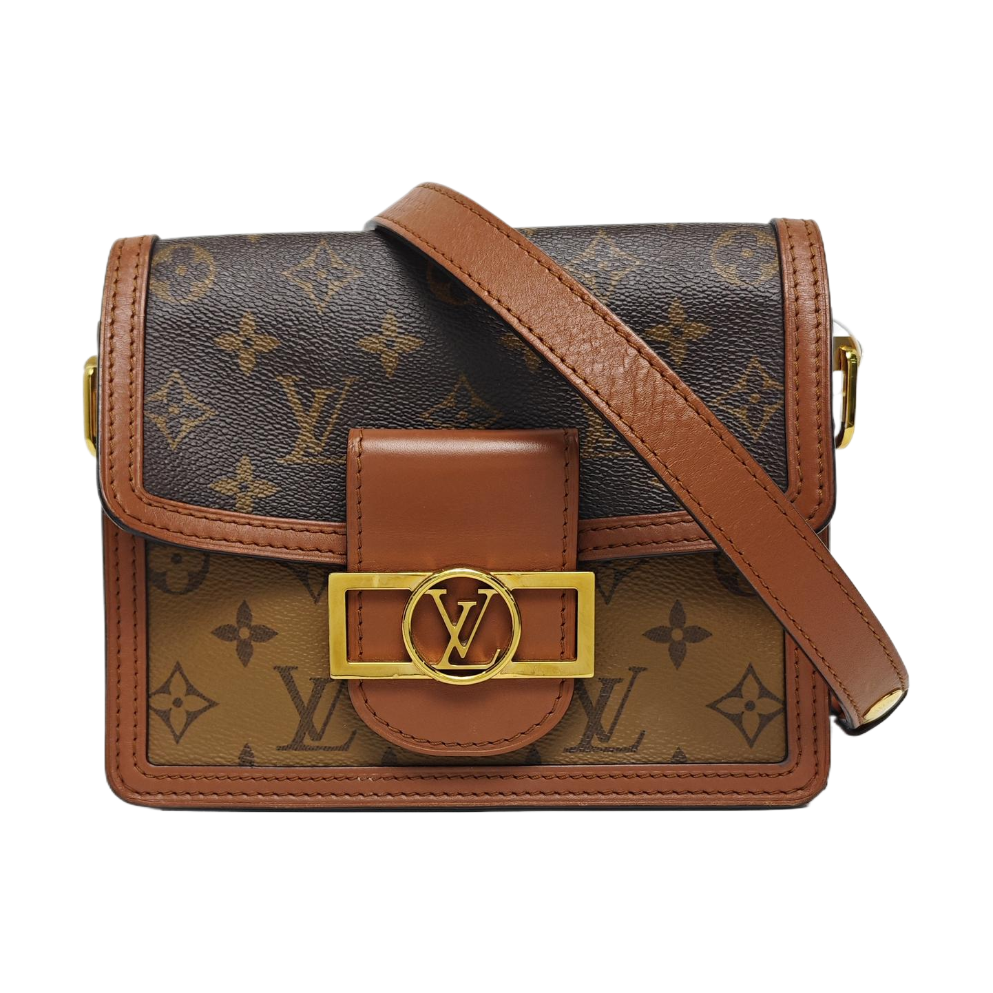 DAUPHINE Mini Coated Canvas Brown