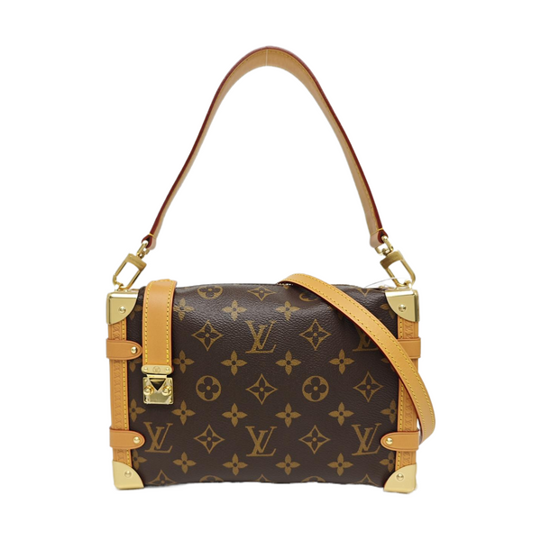 SIDE TRUNK MM Monogram Coated Canvas Brown