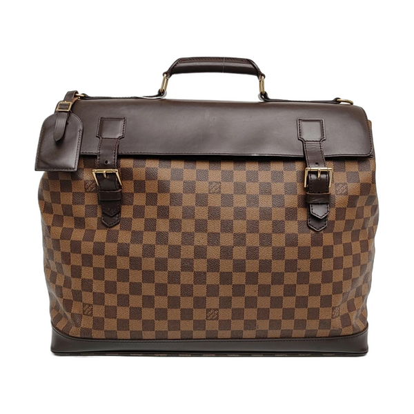 WEST END Damier Ebene Coated Canvas Brown