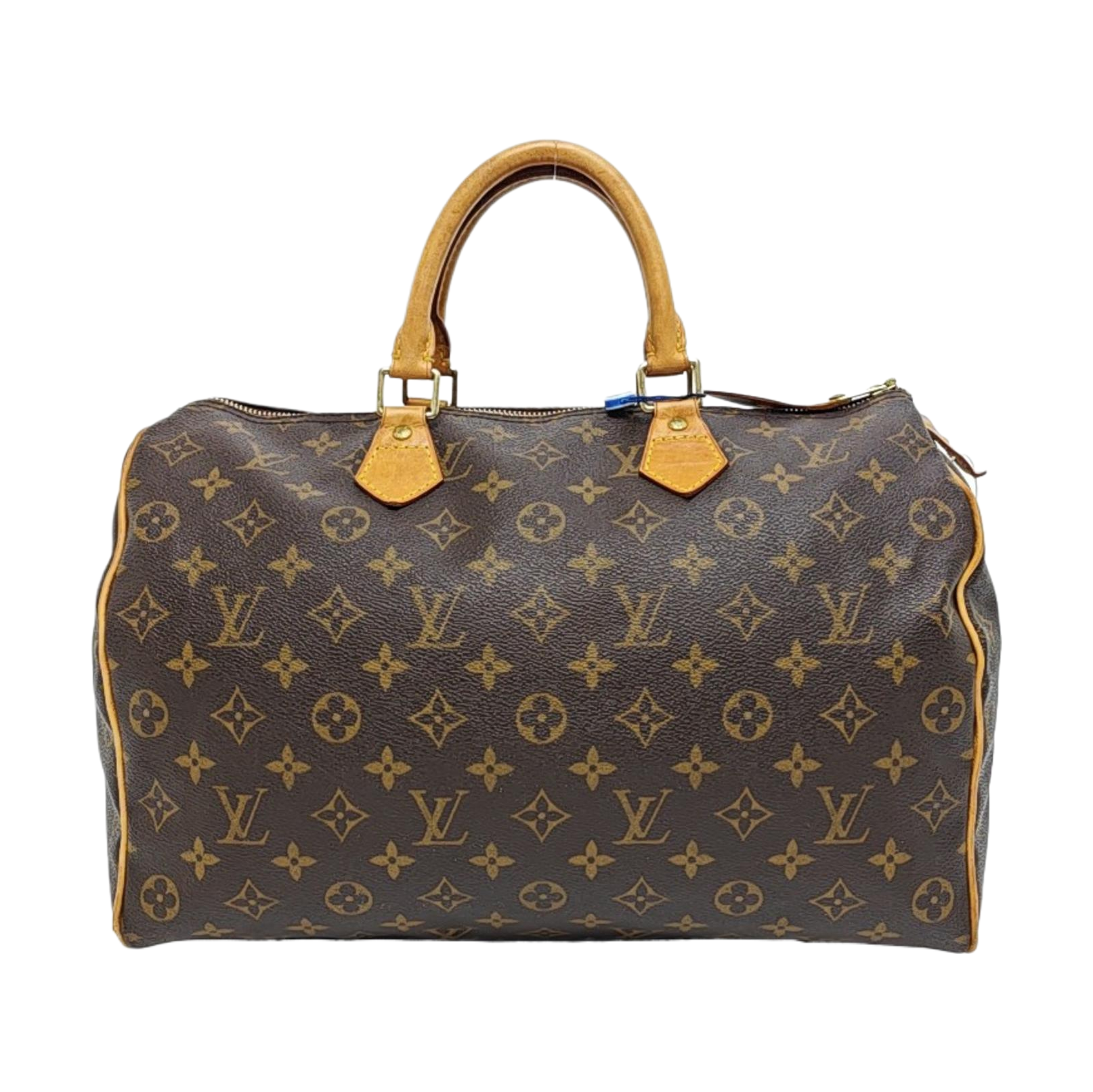 SPEEDY 35 Monogram Coated Canvas Brown