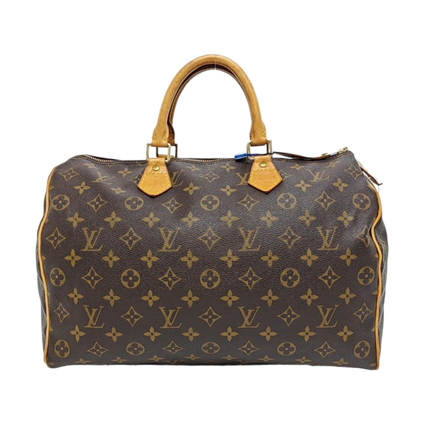 SPEEDY 35 Monogram Coated Canvas Brown