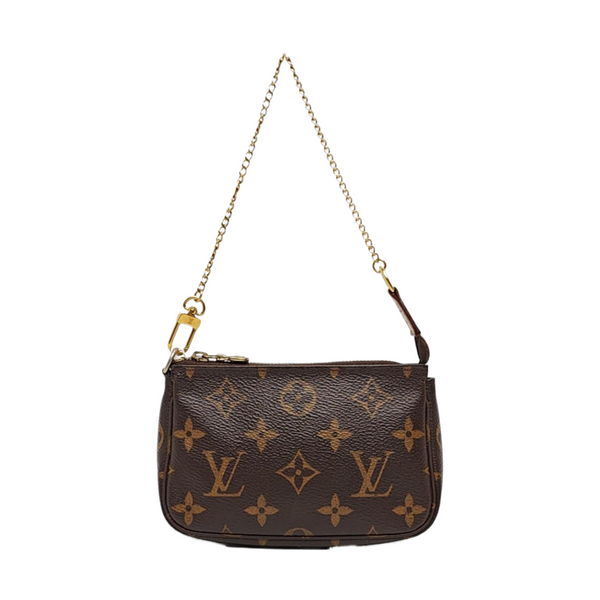ACCESSOIRES Mini Monogram Coated Canvas Brown