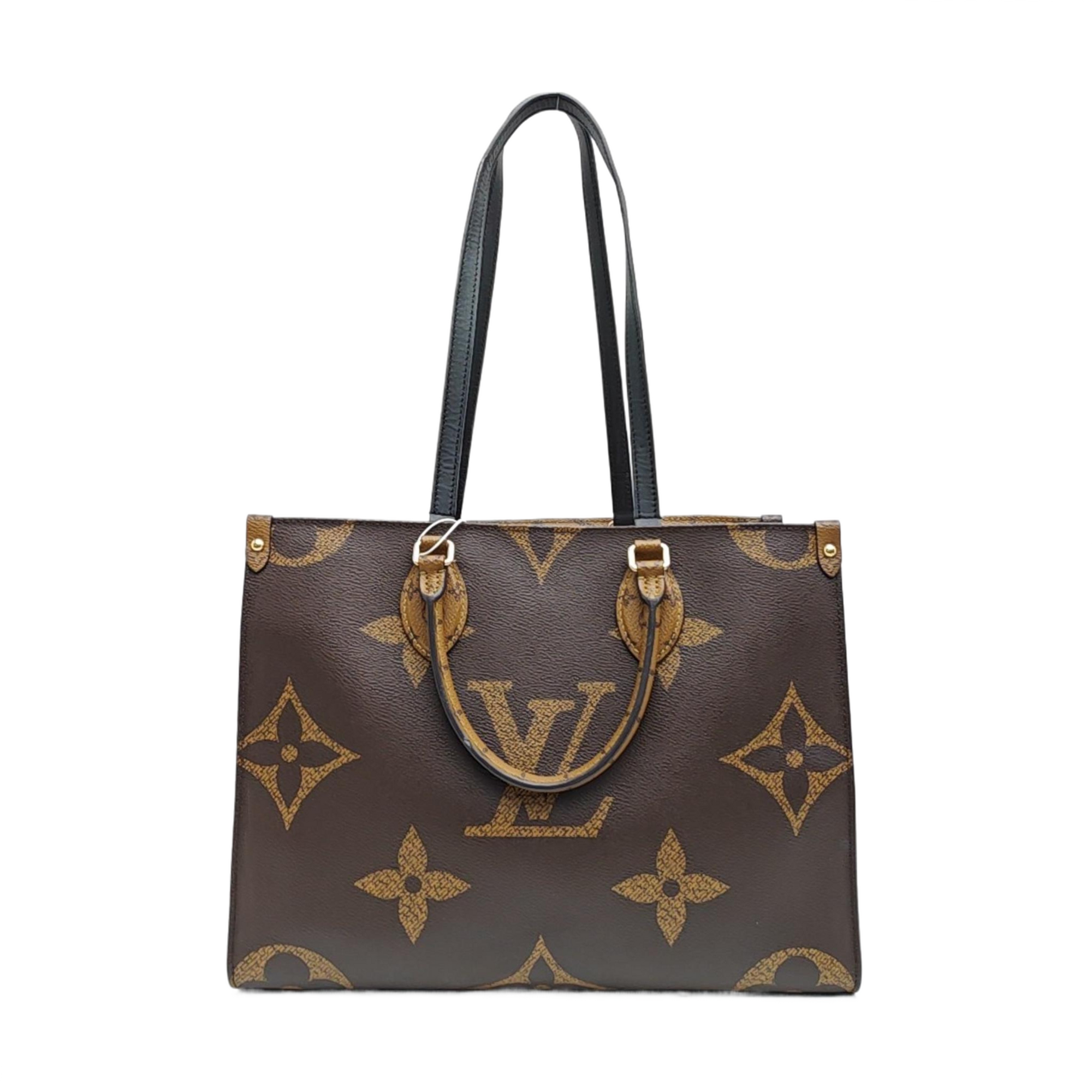 ONTHEGO MM Monogram Coated Canvas Brown