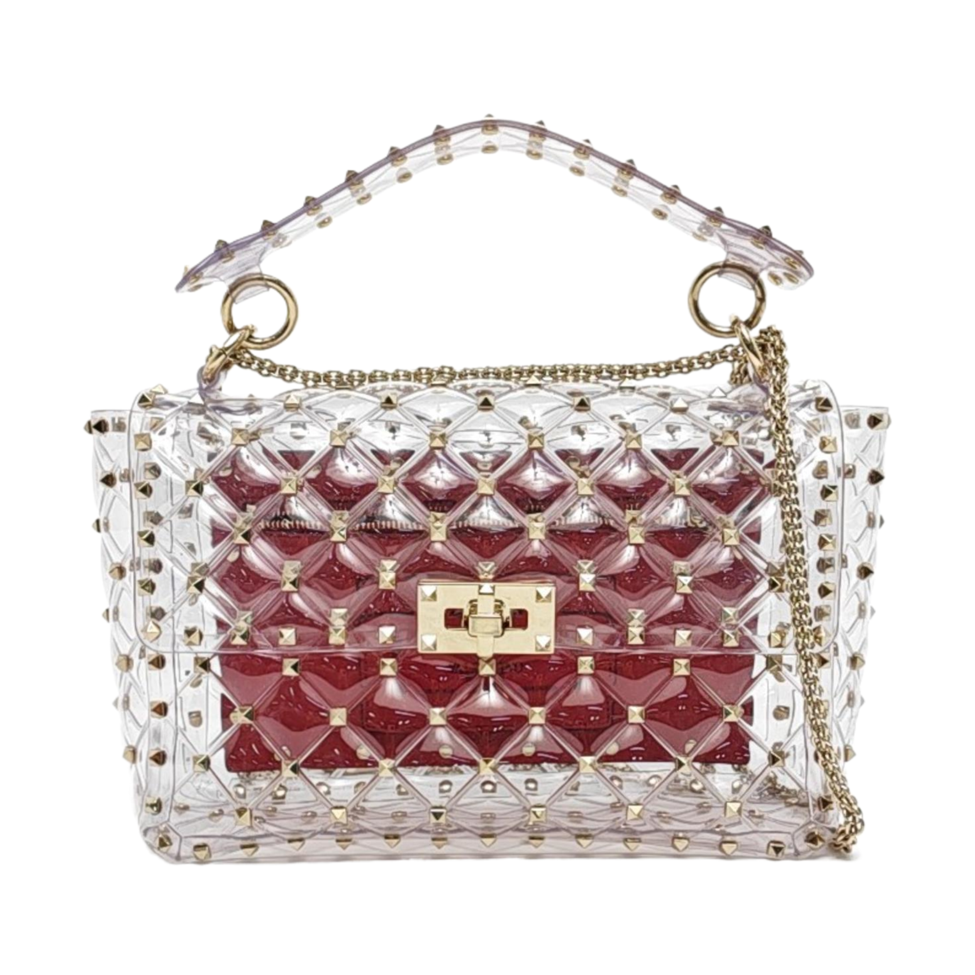 Spike Up Quilted Special Material Clear