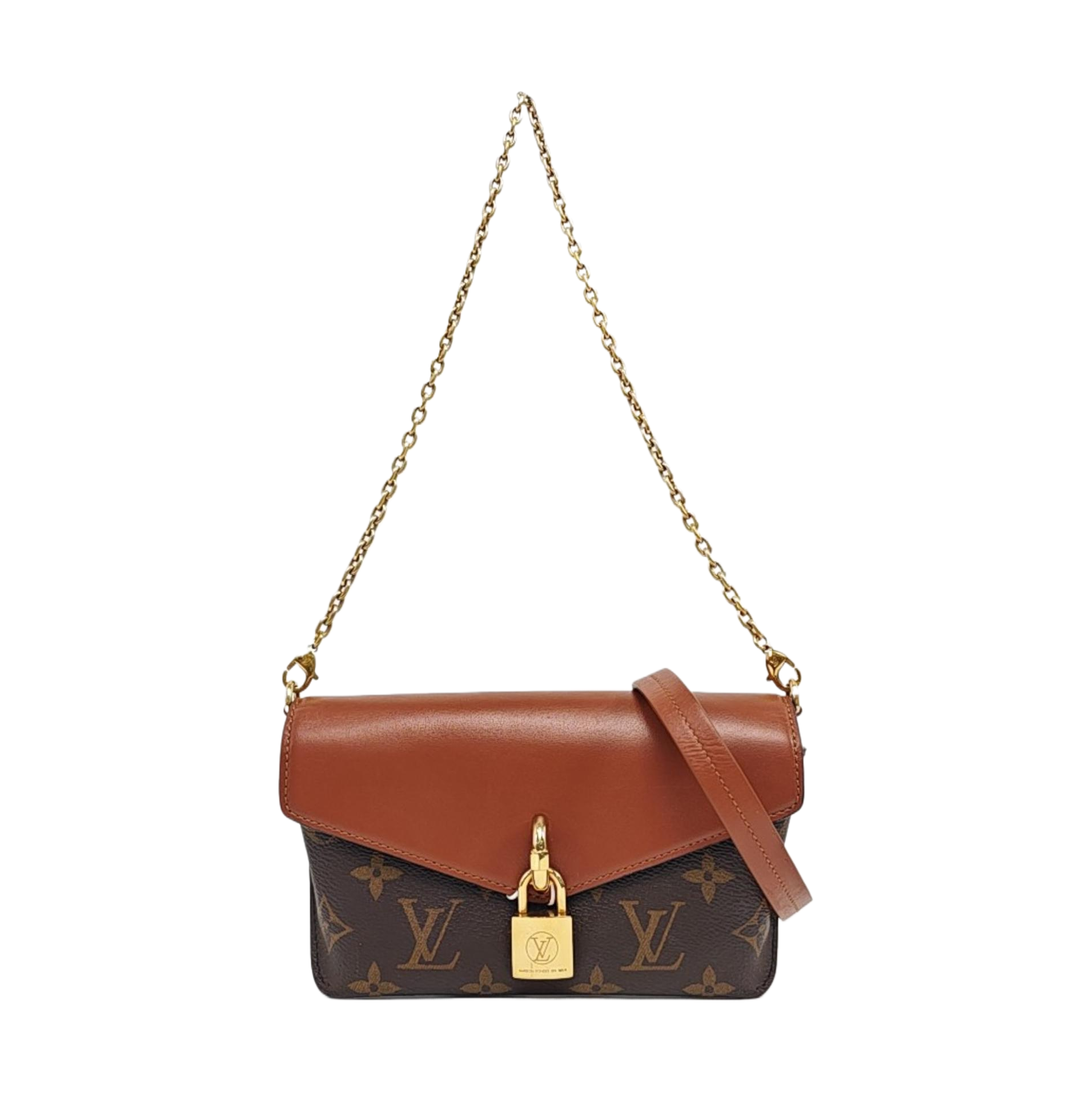 PADLOCK Monogram Coated Canvas Brown