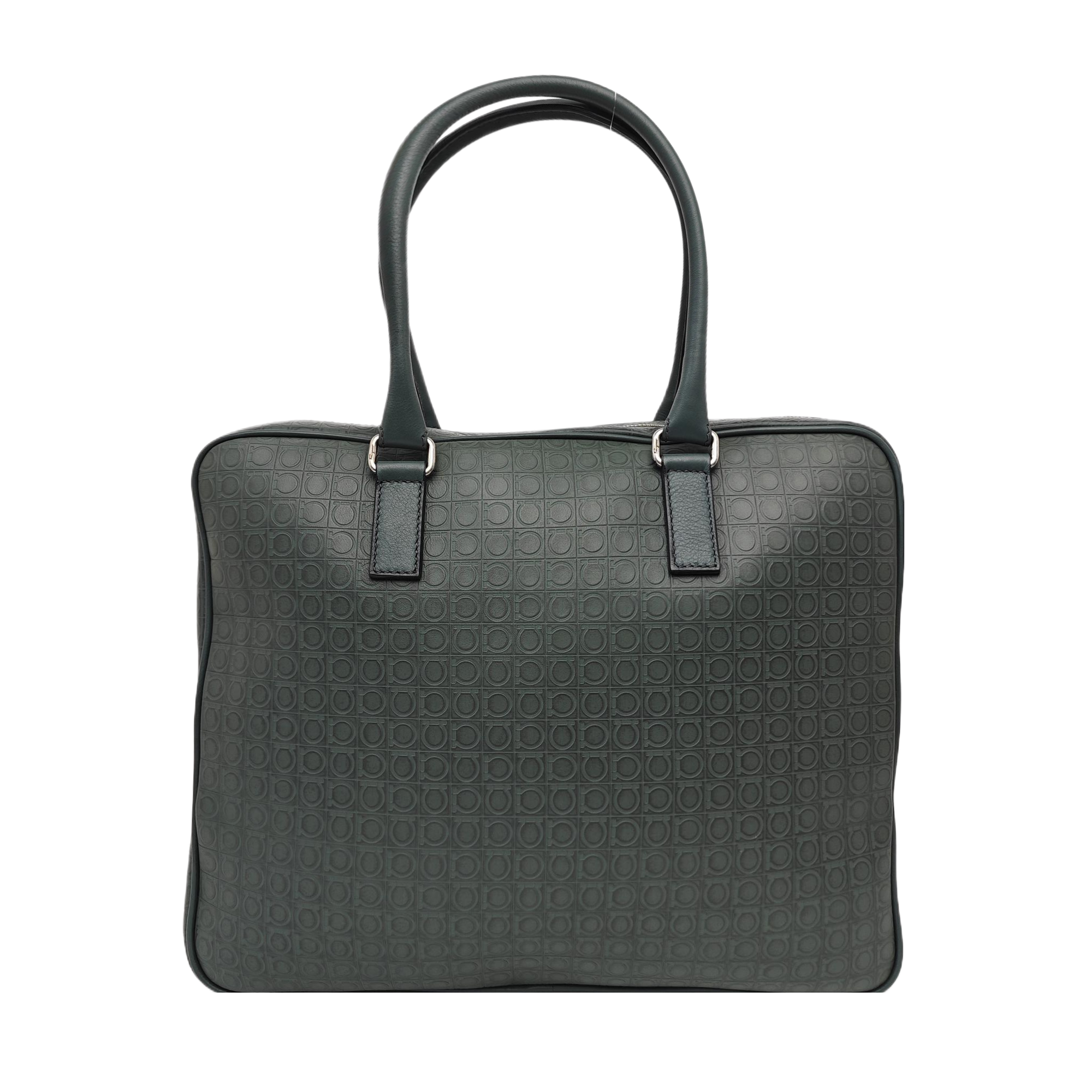 Calfskin Top Handle Bag Green