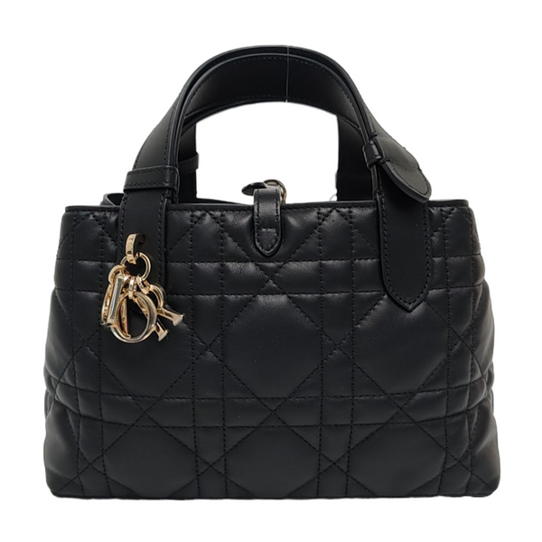 Toujours Small Cannage Calfskin Black