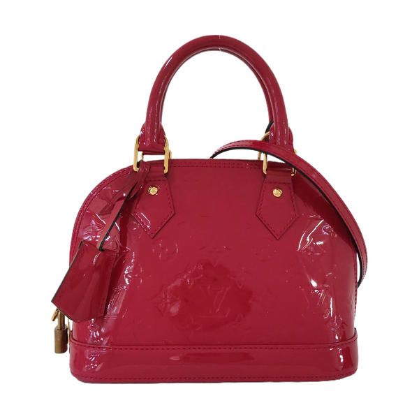 Authenticated pre-owned  ALMA BB Patent Leather Pink - Shoulder Bag at Looply