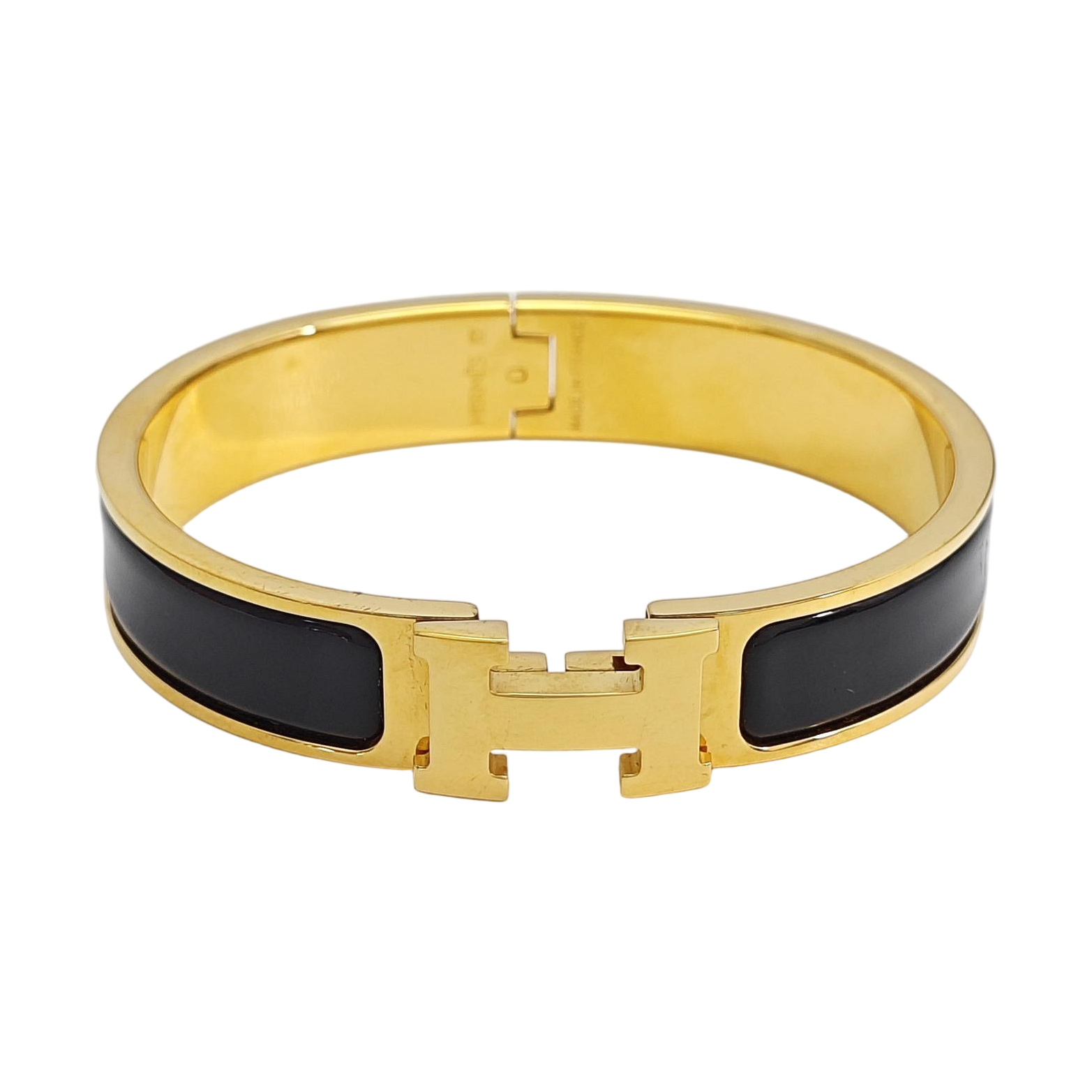 Clic H Metal Gold Bangle