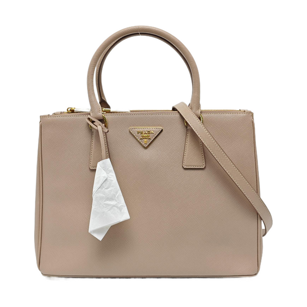 Galleria Large Saffiano Calfskin Pink