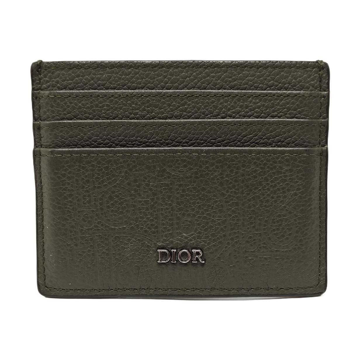 Calfskin Card Holder Green