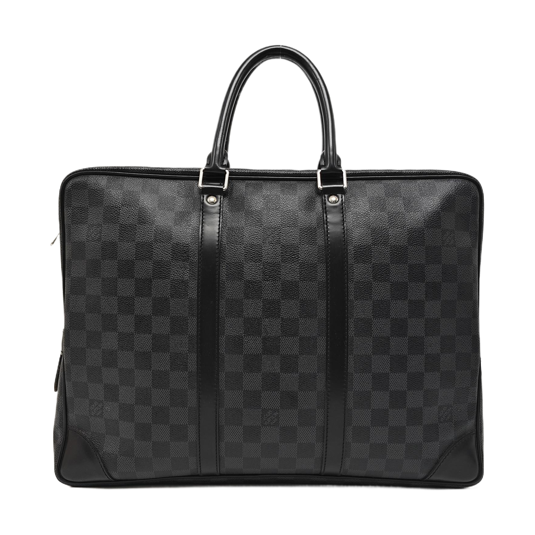 PORTE-DOCUMENTS Damier Graphite Coated Canvas Black