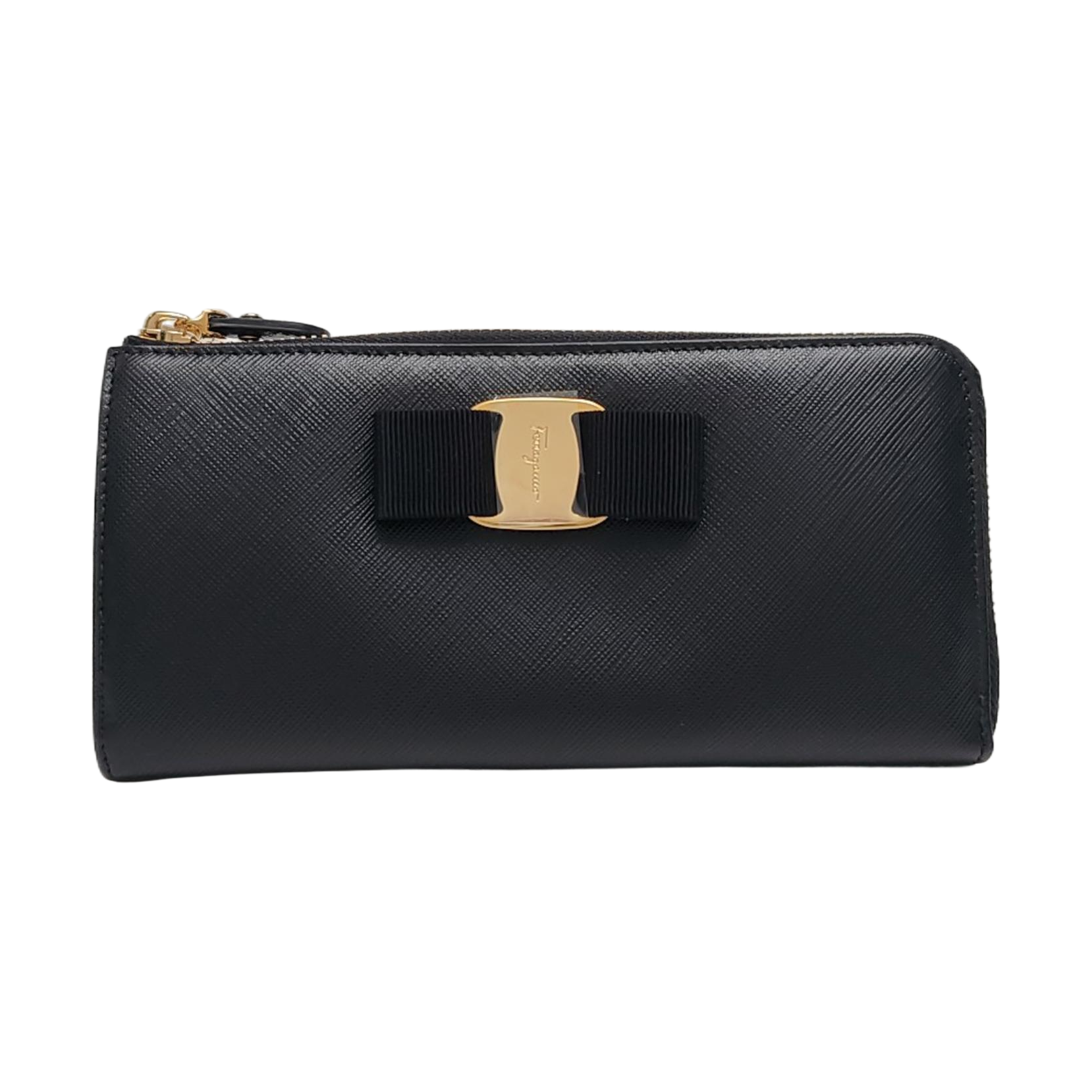 Vara Calfskin Black Wallet