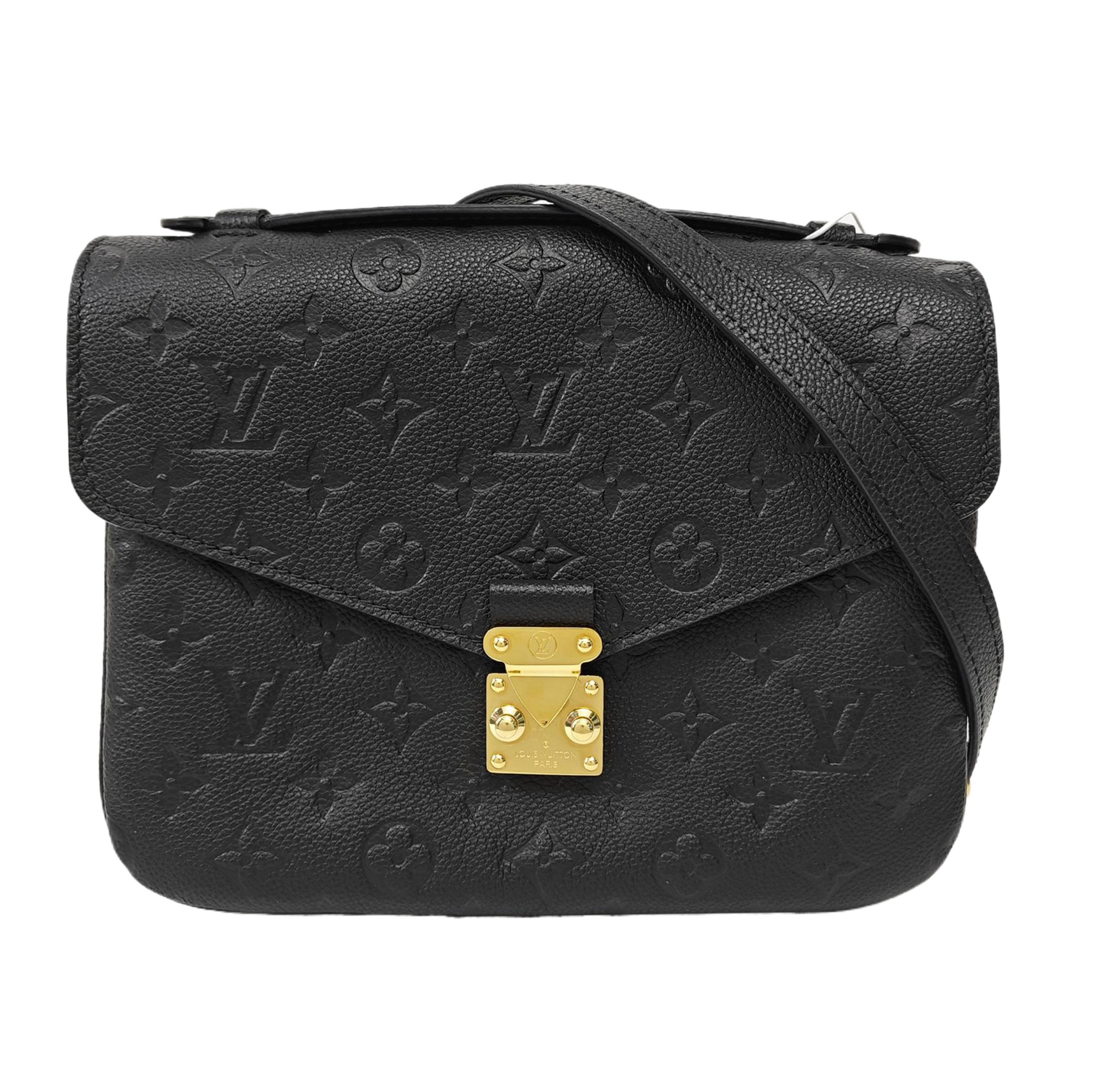 MÉTIS MM Monogram Calfskin Black