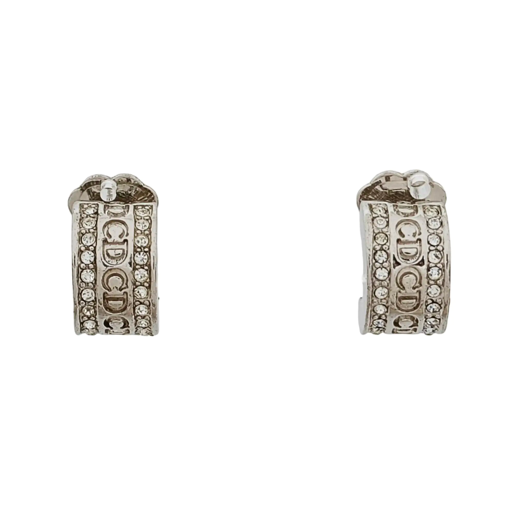 Metal Silver Clip On Earrings